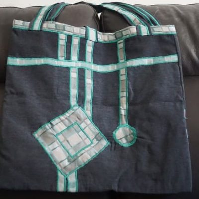 Sac incrustation verte