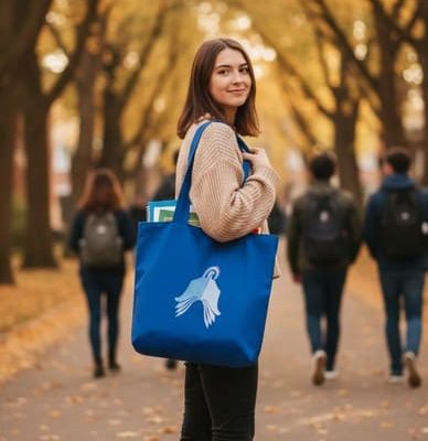 Sac brodé L'envol "l'éclat de la réussite"