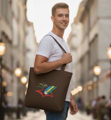 Sac brodé L'envol "L'envol L'Envolée Créative"