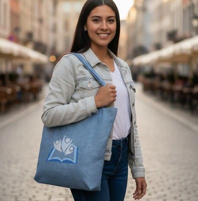 Sac brodé L'envol l'évasion culturelle