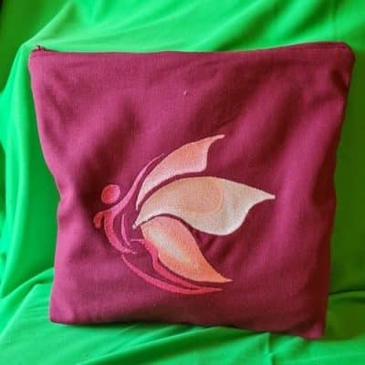 Trousse brodée fée « Envol Féerique »