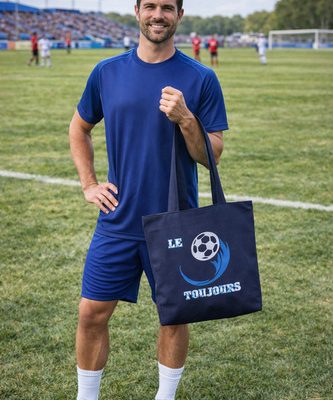 Sac brodé sport "Plein But"