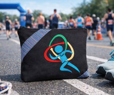 trousse brodée sport "L'Épopée des 42"