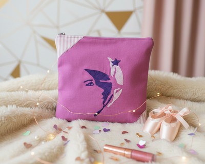 Trousse bordée danse murmures d'etoile