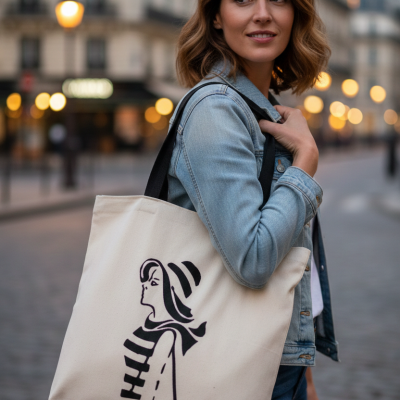 Sac brodé femme "L’Élégance Parisienne"