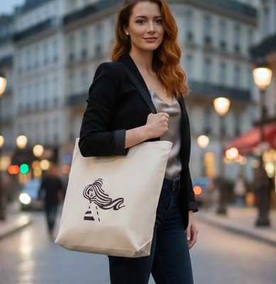 Sac brodé femme "Sillage Glamour"