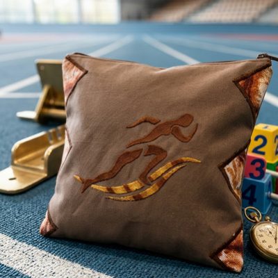 Trousse brodée sport "L'Envol du Start"