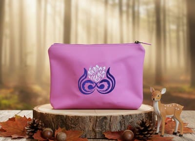 Trousse brodée arabesque Cœur de Nuances