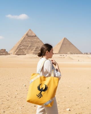 Sac brodé Éclat du Phénix