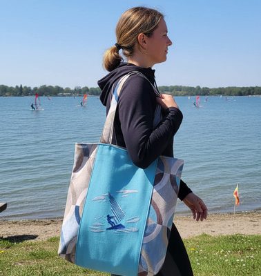 Sac brodé sport "Windsurf"