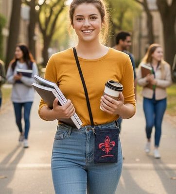 pochette téléphone Le Lys de Feu