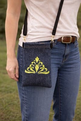 pochette téléphone arabesque pyramide