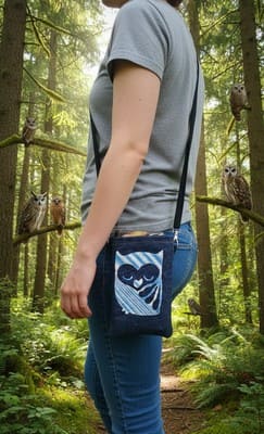 pochette téléphone jolie chouette