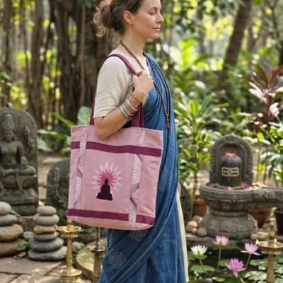 sac brodé zen "La Clarté du Nirvana"